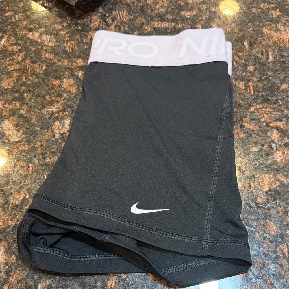 Purple Band Black Nike Pros